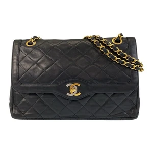 Borsa a tracolla CHANEL Paris Limited Matrasse classica doppia patta catena - Foto 1 di 10