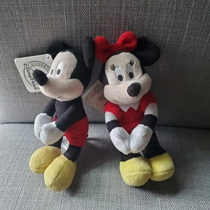 Mickey and Minnie, Disney, pair, Magnetic, with tags, 7" - Bild 1 von 7