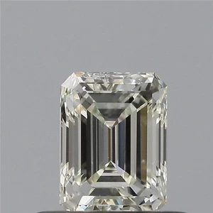 GIA CERTIFIED 0.46 Ct Natural Diamond Loose 5x3 mm Color K/VVS Grade Emerald Cut - Picture 1 of 7