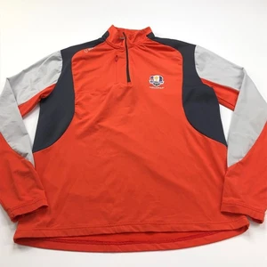 Sunice Super Lite FX Medinah Ryder Cup Large Stretch Golf 1/4 Zip Mock Neck LS - Picture 1 of 8