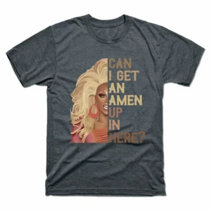 Tee Can Amen An Race Men's Vintage Cotton Up In Get RuPaul's Here Drag I - Picture 1 of 6
