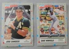 1988 Fleer Star Stickers Baseball Card Pick one