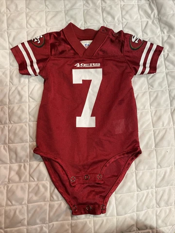 San Francisco 49ers nfl Kaepernick INFANT BABY NEWBORN Jersey 0-3 Months Rare Cover