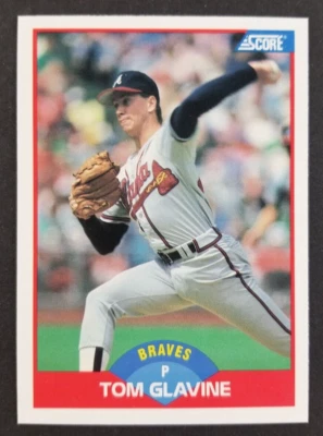 Tom Glavine 1989 Score Baseball Card #442 (NM) - Image 1 of 2
