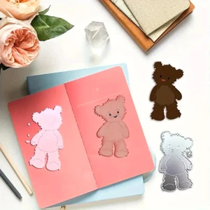 Cute Teddy Bear Metal Cutting Die , Stencil , Embossing , Scrapbook, DIY. N 38 - Picture 1 of 5
