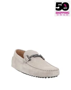 RRP€640 TOD'S Leather Driving Moccasins US8.5 UK7 EU40.5-41 Logo Made in Italy - Picture 1 of 8