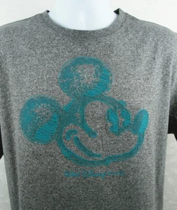 Disney Parks Topolino T Shirt Ricamata Uomo Taglia XL Grigio Maglietta Qualità - Foto 1 di 5