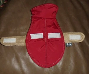 URBAN DOG NYLON POLAR FLEECE LINED VEST, DOG, CLOTHES Size T/S 0 RED NWOT - Picture 1 of 6