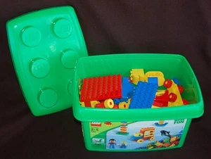 DUPLO ~ 3-½ lbs. Building Blocks ~ Bricks etc ~ 175 pcs. Bulk ~ VGC - Picture 1 of 6