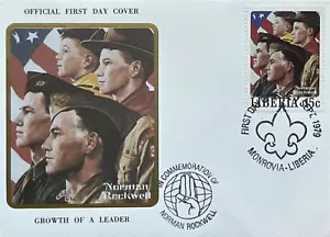 Liberia Norman Rockwell Commemoration Boy Scouts Growth of a Leader - Picture 1 of 1