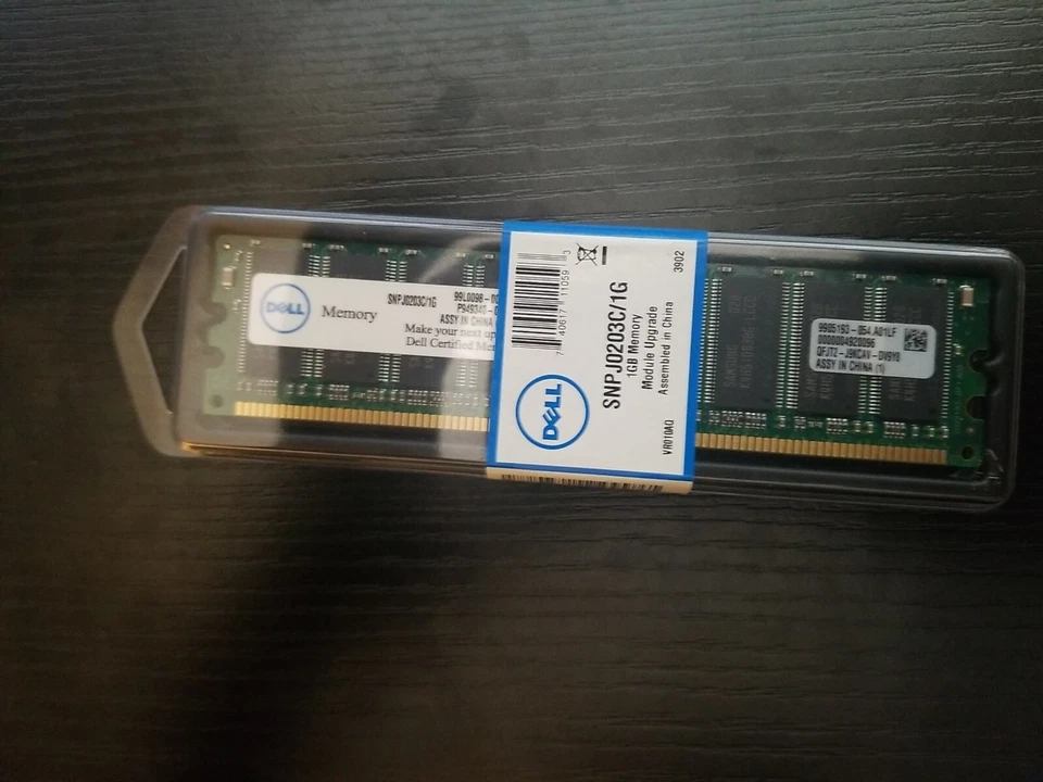 SNPJ0203C/1G 1GB PC3200 Memory Dell Dimension 1100 2400 3000 4600 8300 B110 NEW - Image 1 of 4