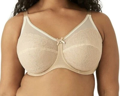 Wacoal Retro Chic Bra Toast Beige Nude Size 46D Underwired Full Cup Lace 855186 - Image 1 of 4