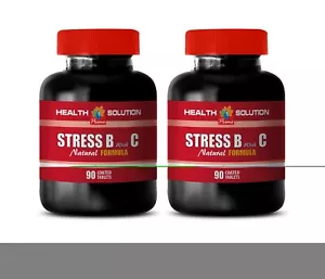 Stress weg für Erwachsene Schlafunterstützung STRESS B MIT C - Gehirnverbesserung 2 FLASCHEN - Bild 1 von 9