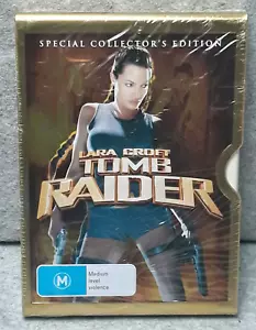 NEW: LARA CROFT TOMB RAIDER SPECIAL COLLECTOR'S EDITION Gold Case DVD R4 PAL - Picture 1 of 3
