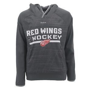 Reebok NHL Detroit Red Wings Kids Youth Size Sweatshirt SpeedWick New With Tags
