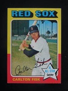 Tarjeta de béisbol Topps #80 1975 Carlton Fisk (casi nueva) - Imagen 1 de 2