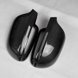 Repuesto Repuesto Fibra de Carbono Real Tapa Espejo Sideview 2 piezas para Audi S4/B8 2008-2012 - Imagen 1 de 12