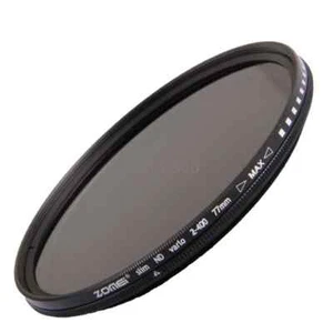 Glass Slim Fader Variable ND Filter Adjust ND2 to ND400 ND2-400 Neutral Density - Picture 1 of 21