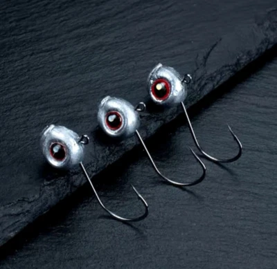 Jig Köpfe Jighaken Jigheads EYE farbig rund Blei Raubfisch Angeln 2,5Gr-5G 5 Stk - Bild 1 von 4