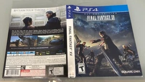 Final Fantasy XV Day One Edition PS4 - Nur Cover Art & Handbuch - Bild 1 von 4