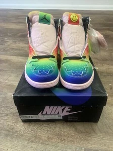 Size 8 - Jordan 1 Retro OG High x J Balvin Tie Dye - Picture 1 of 6
