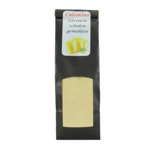 Cáscara de limón molida Calemino 75 g galletas pasteles, especulos, salsas de postre y carne - Imagen 1 de 6