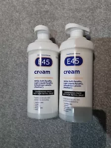 2 x E45 Cream Pump 500g - Dermatological Expiry march 2026 - Picture 1 of 3