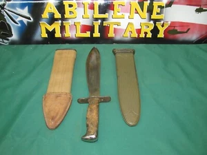 World War I Bolo Fighting Knife US MOD 1917 ACCO Chicago 1918 Military WW1 Metal - Picture 1 of 17