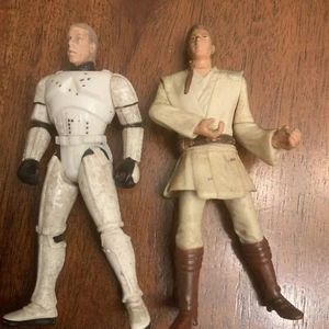 Star Wars Obi Wan Kenobi Jedi 3.75” Figure luke Skywalker storm trooper lot 2 - Picture 1 of 9