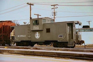 Illinois Central Wide Vision Caboose IC 199343 Carbondale IL 1989 5 x 7 Foto - Bild 1 von 1