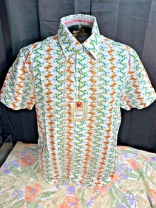 Robert Graham FLICKER Freizeithemd mehrfarbig SS bestickt - Gr. L - Neu mit Etikett - Bild 1 von 3
