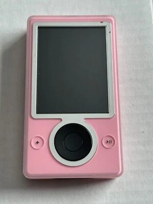Microsoft Zune Rosa 30GB 30GB Modelo 1092 - Probado, Totalmente Funcionando - MP3 Retro Foto 1 de 2