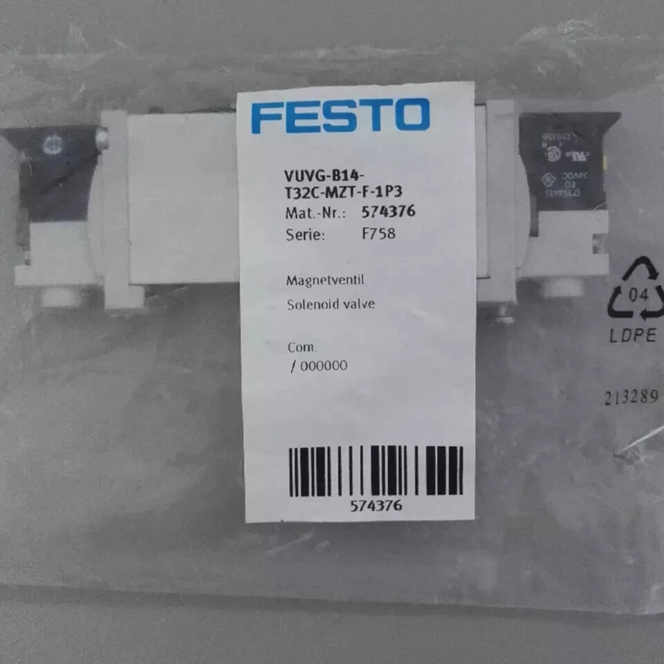 1Pcs New Solenoid Valve VUVG-B14-T32C-MZT-F-1P3 - Image 1 of 1