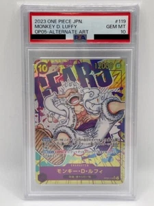 PSA 10 Luffy Nika Gear 5 OP05-119 Parallel SEC New Era One Piece Card Japanese - Bild 1 von 2