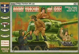 Tanqueros y tripulación soviéticos Orion 1/72 Segunda Guerra Mundial (uniformes de invierno) - Imagen 1 de 1