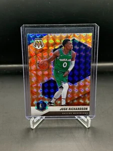 2020-21 Panini Mosaic Josh Richardson Reactive Orange Mosaic #148 Spurs - Picture 1 of 2