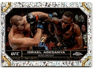 2024 Topps Chrome UFC Speckle Refractor Israel Adesanya /299 #81 - Picture 1 of 2