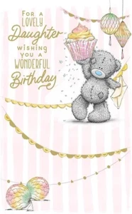 Me To You Lovely Daughter Tatty Teddy Birthday Card - Picture 1 of 3