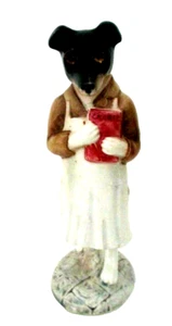 RARE BESWICK BEATRIX POTTER FIGURINE - PICKLES BP2a - GOLD OVAL - Picture 1 of 10