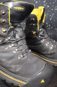 Keen Milwaukee WP 1009173D Botas de Trabajo para Hombres 10.5 D Cuero Negro Puntera de Acero Botas - Imagen 1 de 13