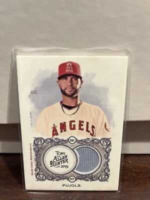 2019 Topps Allen and Ginter Albert Pujols Jersey Relic FSRB-AP - Image 1 of 2
