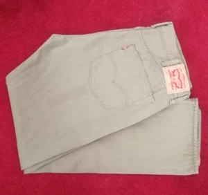 Pre-owned Unused Men's Levi's 501 Green Straight Leg Jeans W38 L32 Levis - Picture 1 of 14