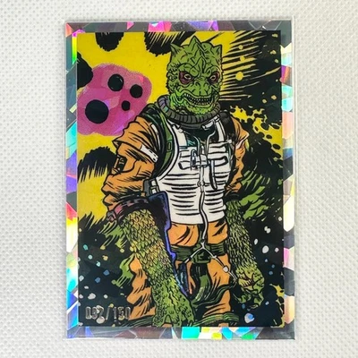 2023 Topps Chrome Star Wars Galaxy Bossk DVBH-6 refractor atómico/150 Foto 1 de 4