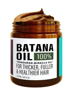 Batana Oil 100% Pure Hair Growth Organic Natural Ingredients Promote Thickness - Picture 1 of 7