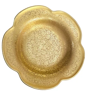 Vtg Pickard 24K Gold Encrusted Candy Dish Bowl Rose and Daisy 260 6.5" Wide LS - Picture 1 of 4