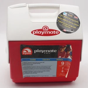 Vintage Igloo 2005 Playmate Pal Cooler 7 Qt / 9 Can Red - Picture 1 of 10