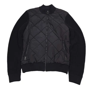 $ 250 Barbour schwarz Newland Reißverschluss Strickpullover Pullover Herren Größe Medium - Bild 1 von 10