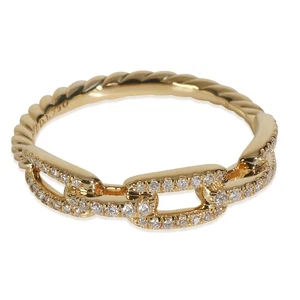 David Yurman Gelbgold Diamant Stax Kettengliedring - Bild 1 von 7