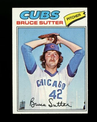 1977 Topps Bruce Sutter #144 Rookie Vintage Cubs EX/NM Excellent+ HOF OC ELDX B2 - Image 1 of 2