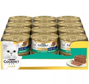 Purina Gold Mousse Pollo Umido Gatto 24 Lattine Da 85G Ciascuna - Picture 1 of 1